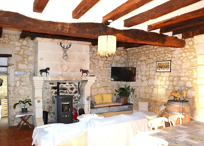 Ferienhaus La Poiteviniere, Jardin, Barbecue, Proche Saumur, 7 Couchages Neuillé