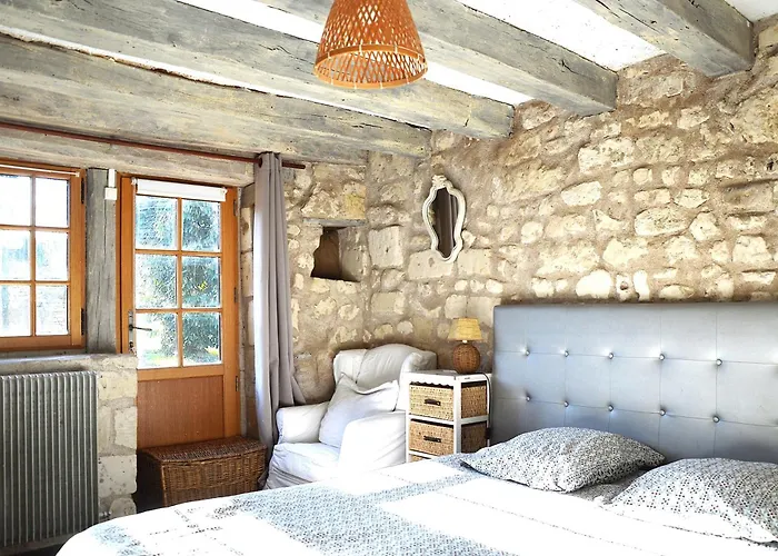 Ferienhaus La Poiteviniere, Jardin, Barbecue, Proche Saumur, 7 Couchages