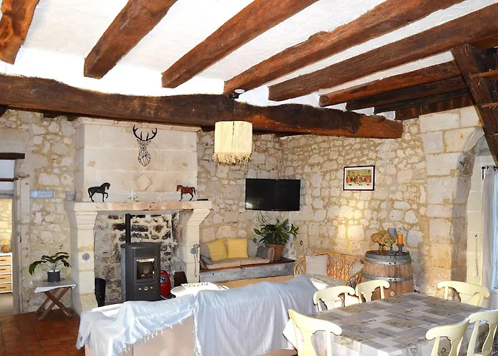 La Poiteviniere, Jardin, Barbecue, Proche Saumur, 7 Couchages Ferienhaus *